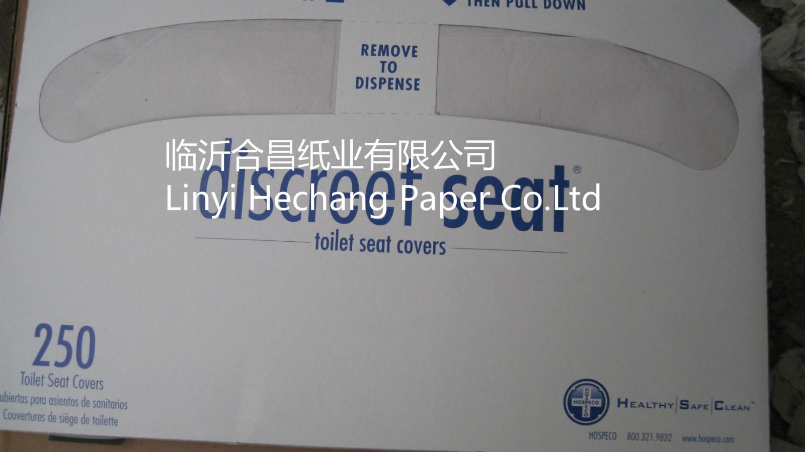 出口內(nèi)銷一次性1/2折馬桶坐墊紙，坐廁紙