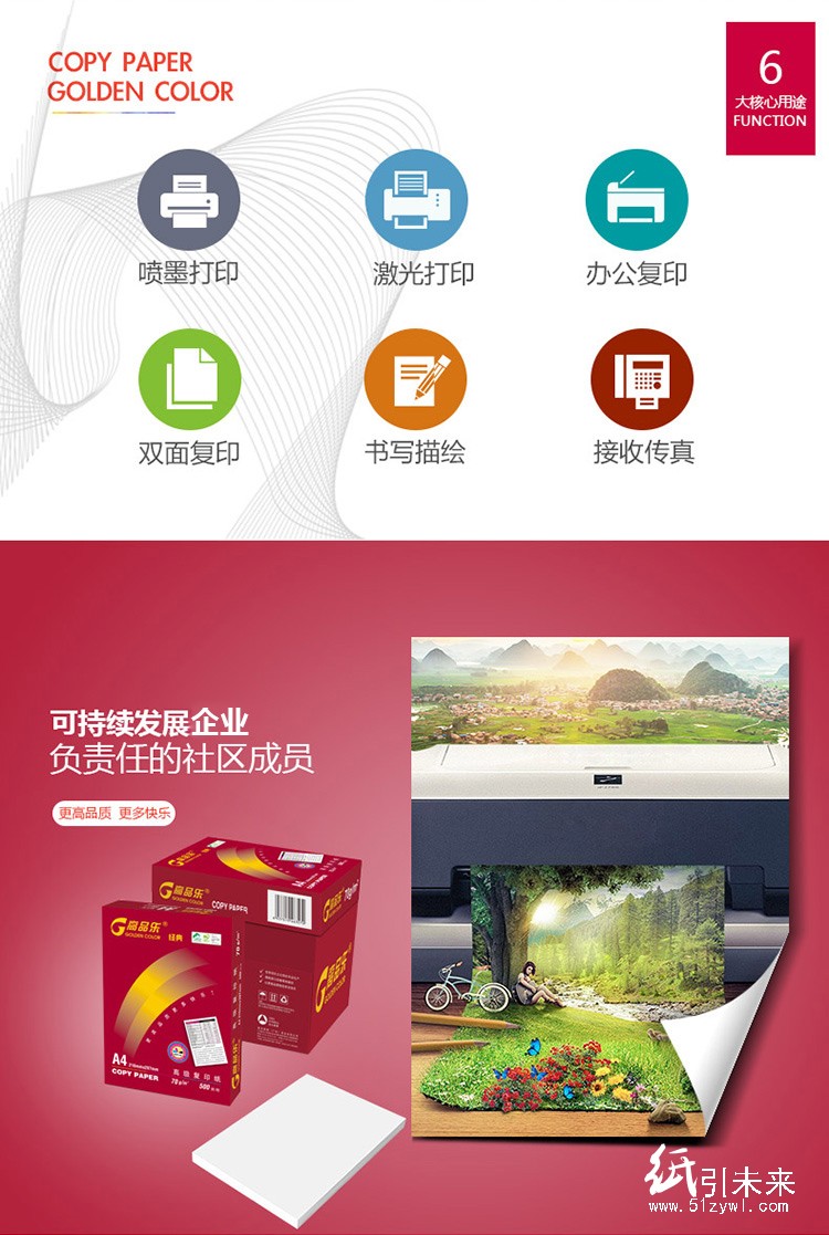紙引未來網(wǎng)在線選購經(jīng)典高品樂A4高級(jí)復(fù)印紙