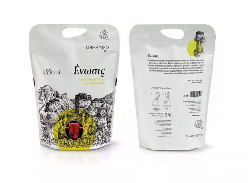 奇特!袋裝設計的葡萄酒包裝