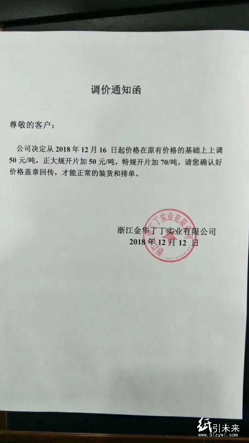 漲價(jià)函增加到50張,紙廠年底沖業(yè)績(jī)陷入瘋狂?